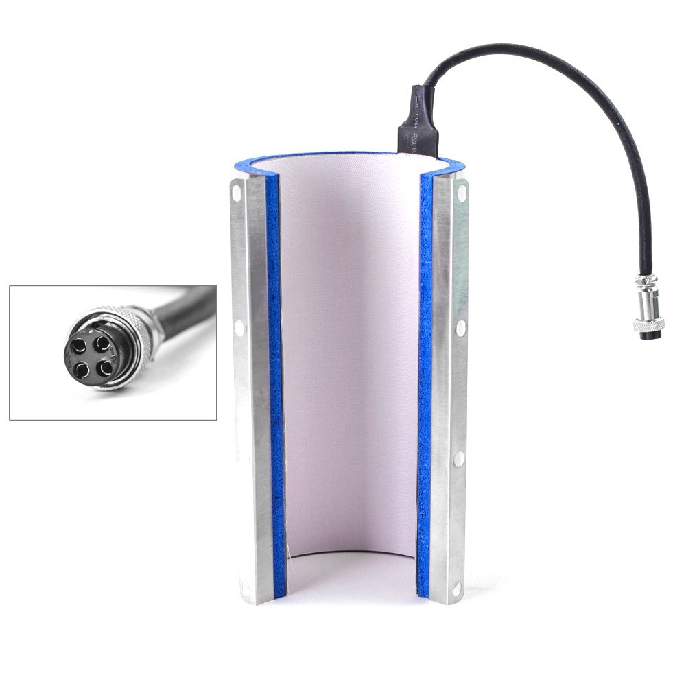 Blue 4 In 1 Mug Heat Press Machine For 11oz 15oz 20oz 30oz Mugs Photos Printing