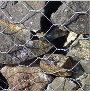China hexagonal retaining wall wire netting,rock fall protection Hexagonal Rock wholesale