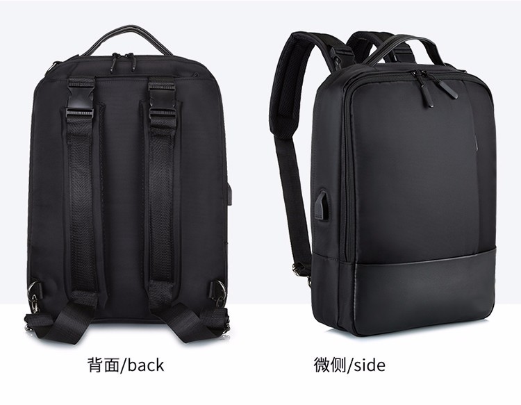 Large capacity travel mochilas crossbody notebook backpack unisex waterproof 15.6'' convertable laptop bag