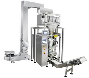 China Alumina Ball Desiccant Packaging Machine Silica Gel 4 Hoppers Linear Scale Vertical Packaging Machine wholesale