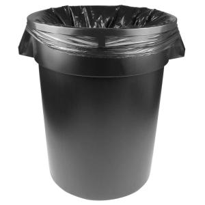 China Black Bathroom Plastic Garbage Bags Customized Size Star Sealed Bottom wholesale