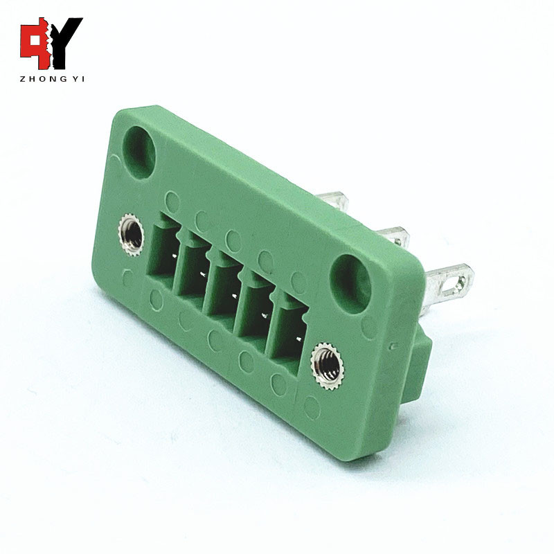 Screw Type Plug-In Terminal Block HQ15EDGWB-3.81mm Pitch Brass