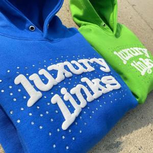China Logo Puff Print Hoodie Custom Streetwear Hoodie Cotton French Terry Bubble Print Pull Over Men wholesale