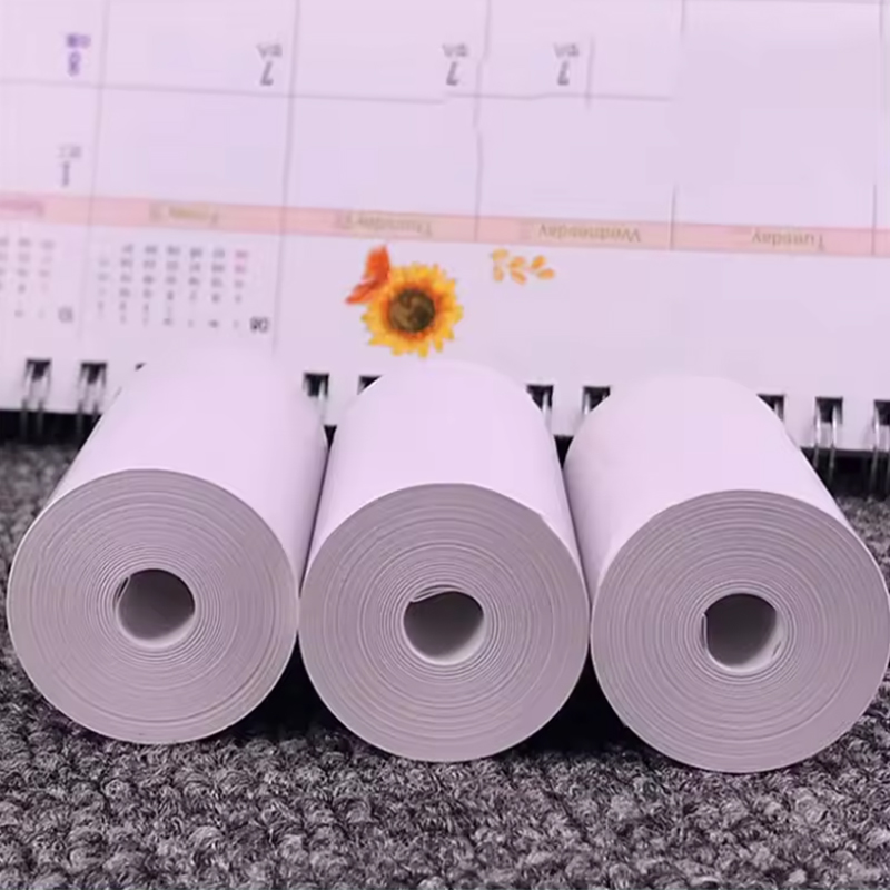 Atm Machine Printer Thermal Paper Roll 40X57 White Color 100% Pure Wood Pulp Material