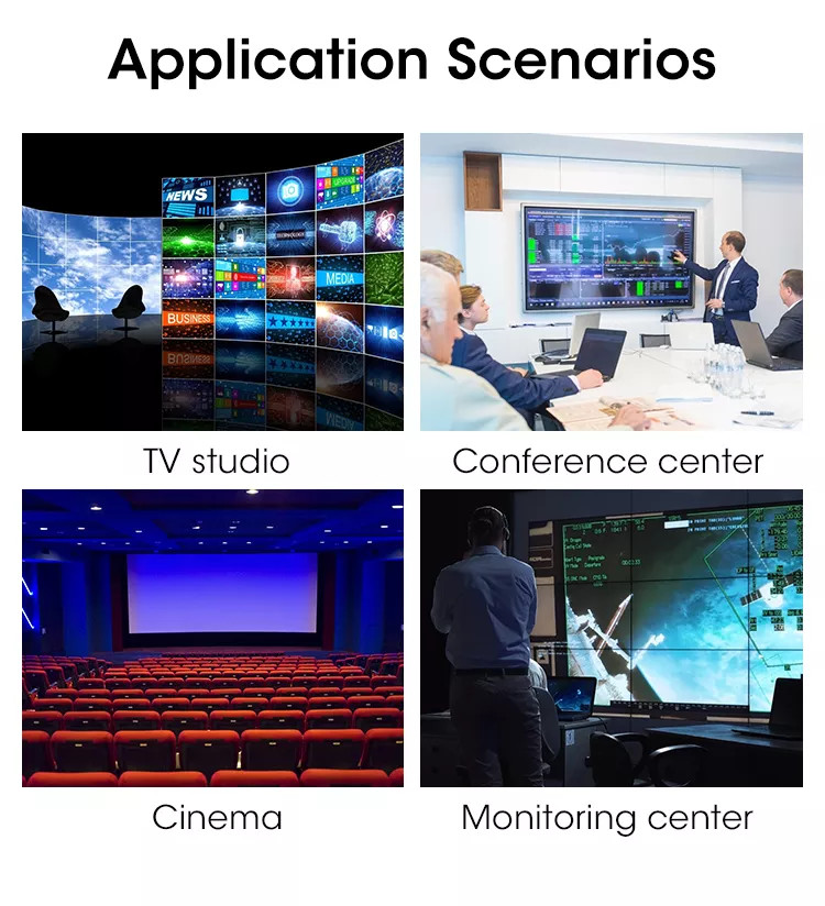 Indoor Fixed P1.56mm Church LED Screen SMD1010 Full Color