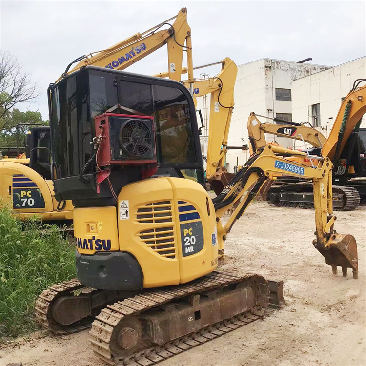 Excellent Performance 2 Ton Used Komatsu PC20MR Excavator 75 KW Japan Mini Excavator