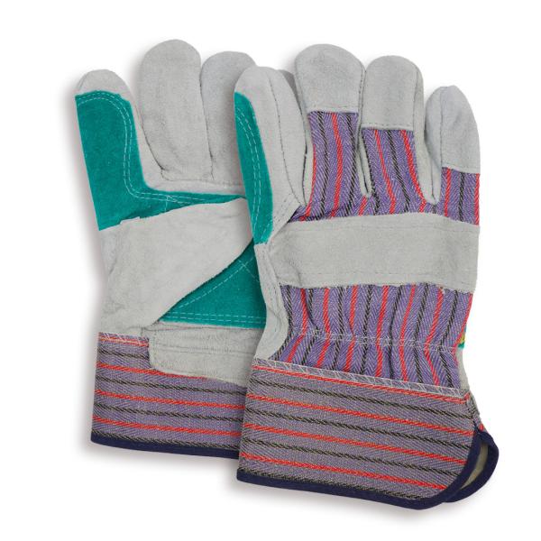 Fleece Lining Thermal Leather Work Gloves Anti Slip Heat Resistant Leather Work