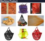 Potato Onion Fruit Vegetables Sack PE Raschel Mesh Bag Machine 50*80cm 25kg 30kg