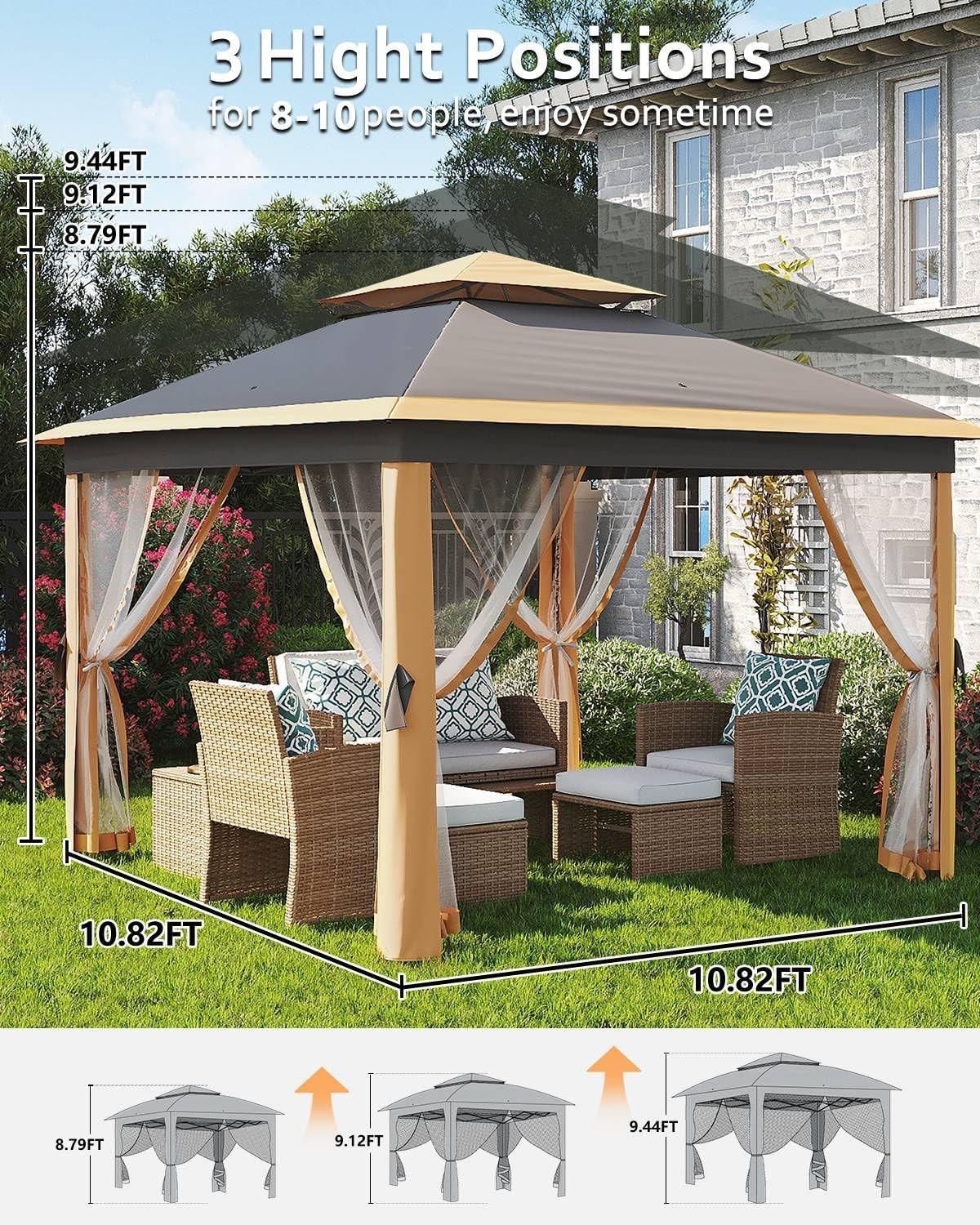 Aluminum Gazebo: An Innovative Choice to Reshape the Aesthetics of Outdoor Life
