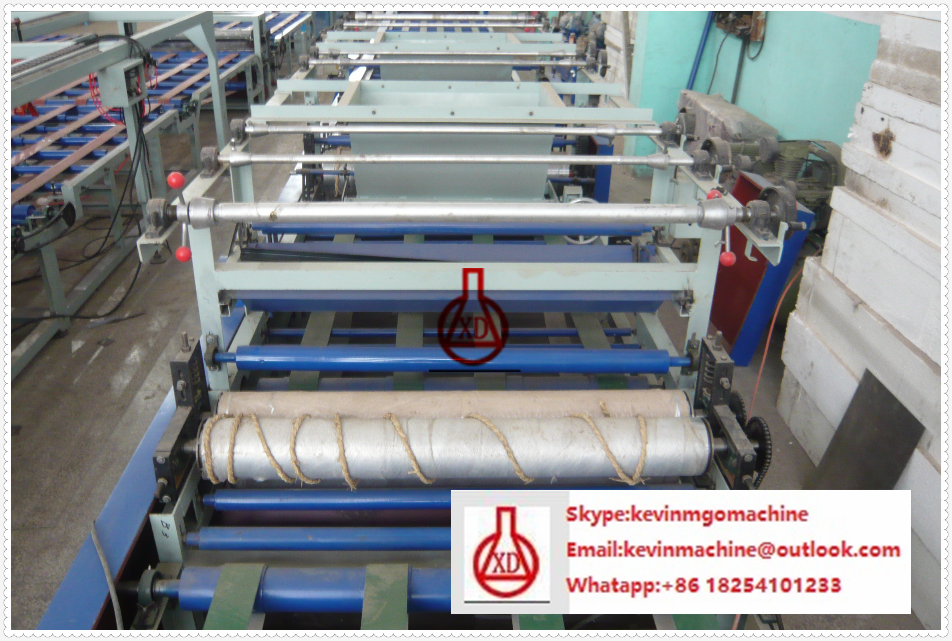 Magnesium Oxide Board Production Line , Automatic Batch Turning Gypsum Board Machine