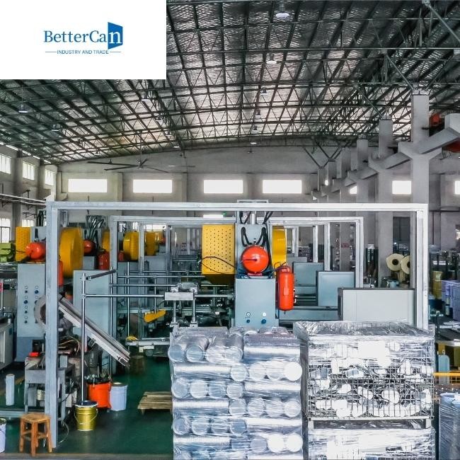 Metal Round Tin Can Manufacturer Tinplate Adhesive Can With Dauber