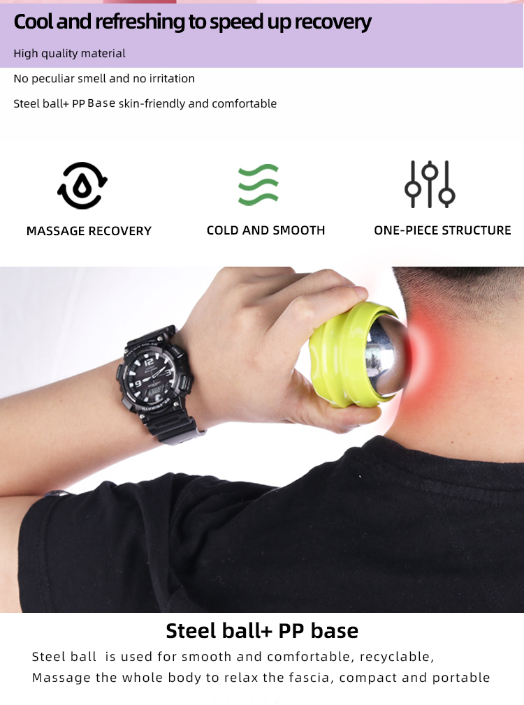 Fitness Cryosphere Cold Massage Roller Ball Customized Logo