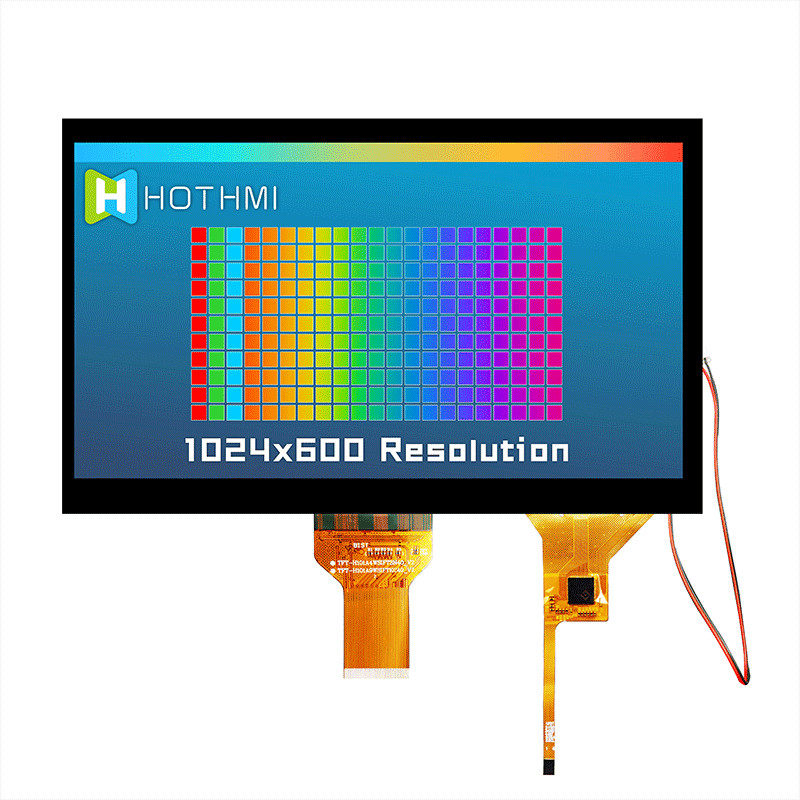10.1 Inch 1024x600 LVDS IPS Sunlight Readable TFT LCD Module With Pcap Monitor