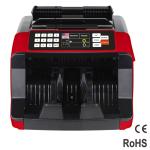 USD Euro UV IR Money Bill Counter Machines 1000pcs Per Min Counterfeit Detector