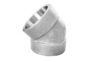 China Stainless Steel Socket Welded Plumbing 45 Degree Elbow wholesale