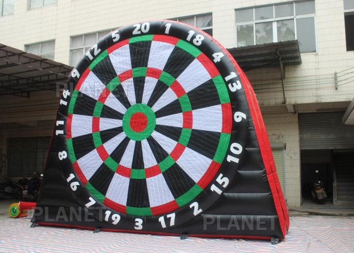 Fun Inflatable Sports Games, Giant outdoor Inflatable football darts Commercial Inflatable Kick Darts