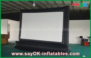 China Blow Up Projector Screen 5 X 3m Oxford Cloth Outdoor Inflatable Billboard Movie Screen wholesale