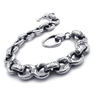China High Quality Tagor Stainless Steel Jewelry Fashion Men's Casting Bracelet PXB035 wholesale