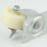 1.5inch to 3inch Furniture Plate Swivel Fat Nylon Caster Load 30kg/40kg/50kg