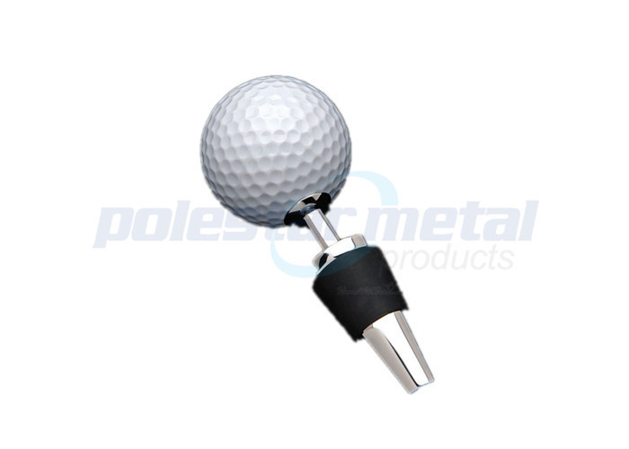 Custom Metal Hardware Pink Crystall Polished Chrome Zinc Alloy Decorative Wine Bottle Stoppers