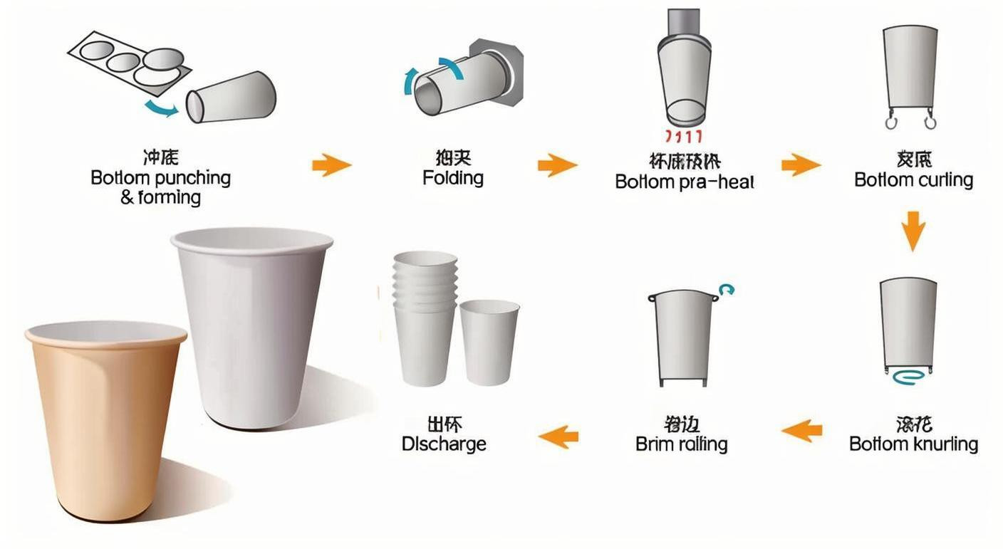 Efficient Versatile High Speed Paper Tea Cup Making Machine
