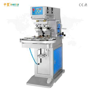China Two Color 220V Wooden Plastic Bottle Cap Pad Printing Machine wholesale