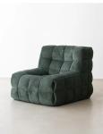 Classic Fashionable Waffle Fabric Sofa Hotel Retro Snuggle Chair