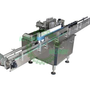 China Linear Auto Wet Cold Glue Wine Beer Glass Bottle Labeling Machine wholesale