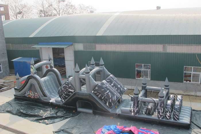 Star Wars Themed Inflatable Sports Games / Blow Up Race Track Water Resistant