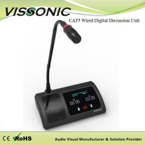 China Lightweight Desktop Conference Microphone With CAT5 / CAT6 Cable + Snap Connection wholesale