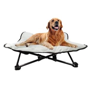 China 600D Portable Elevated Dog Bed Waterproof 20cm Indoor Raised wholesale