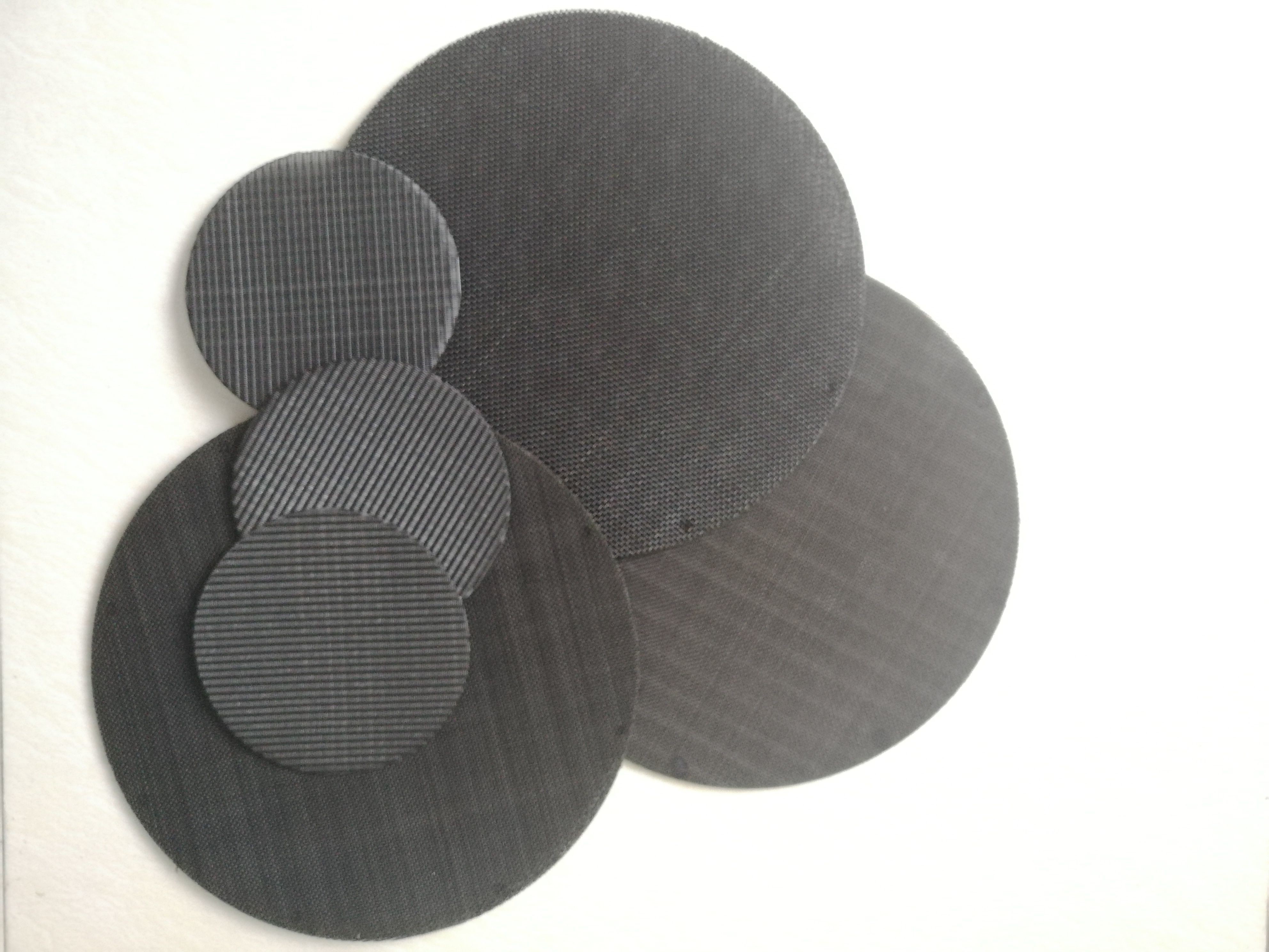 0.25mm 133cm Diameter Round Black Filter Wire Mesh 40x36 Mesh