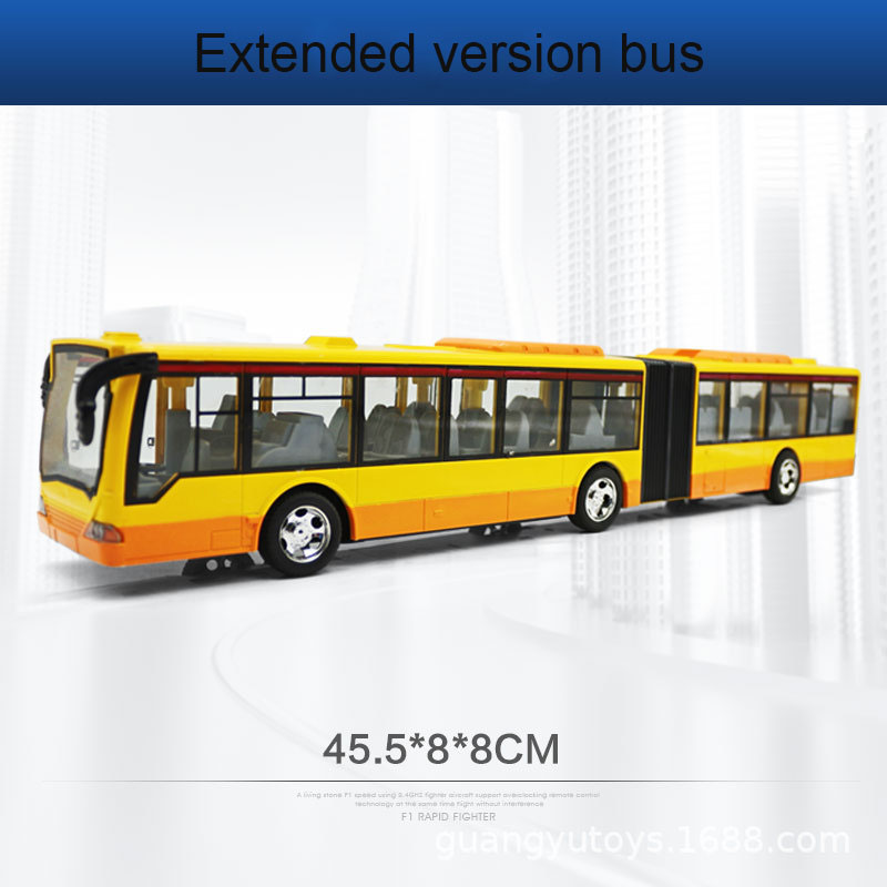 Electric Simulation Sound and Light RC Bus Child Toy for Kids Age Range 8 to 13 Years
