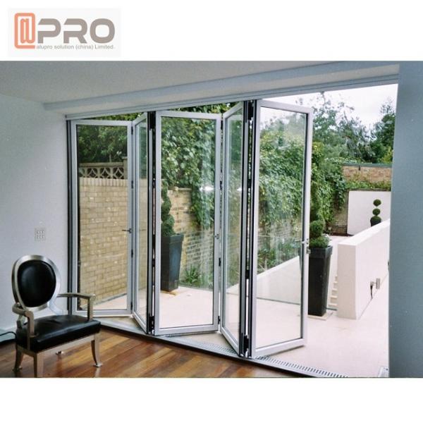 aluminium folding sliding door,glass bi fold doors,double glass folding door,folding glass windows and doors