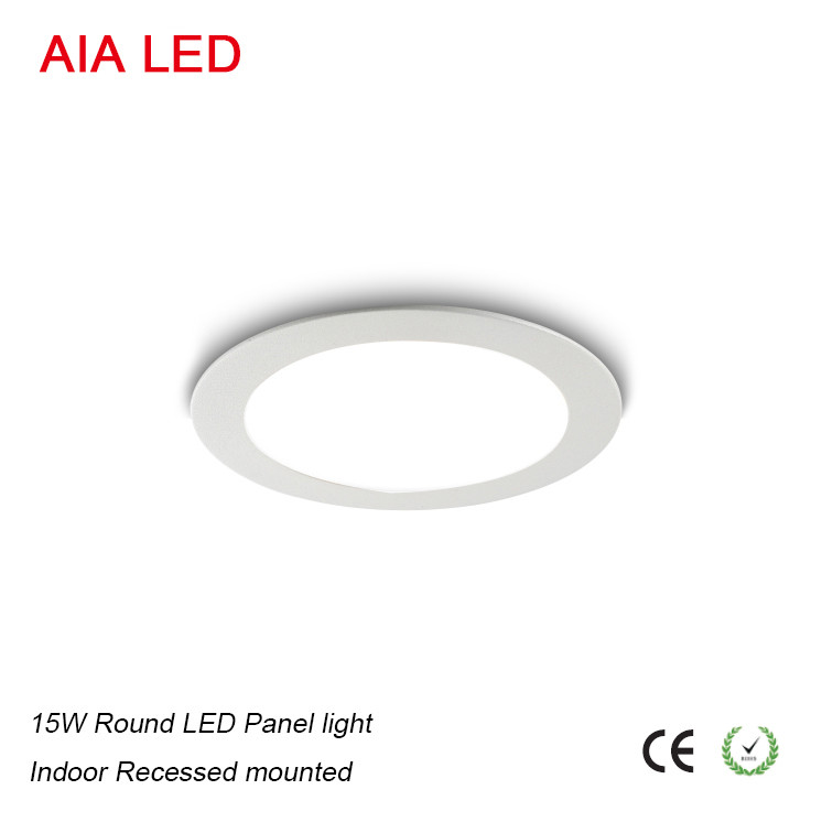Inside IP20 hot sell round low price ultrathin 15W LED Panel light led ceiling light led downlight
