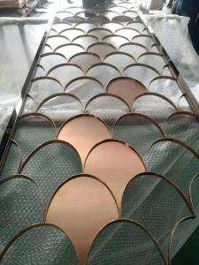 China Mirror Copper Stainless Steel Room Dividers For Office/Room/Interior Decoration wholesale