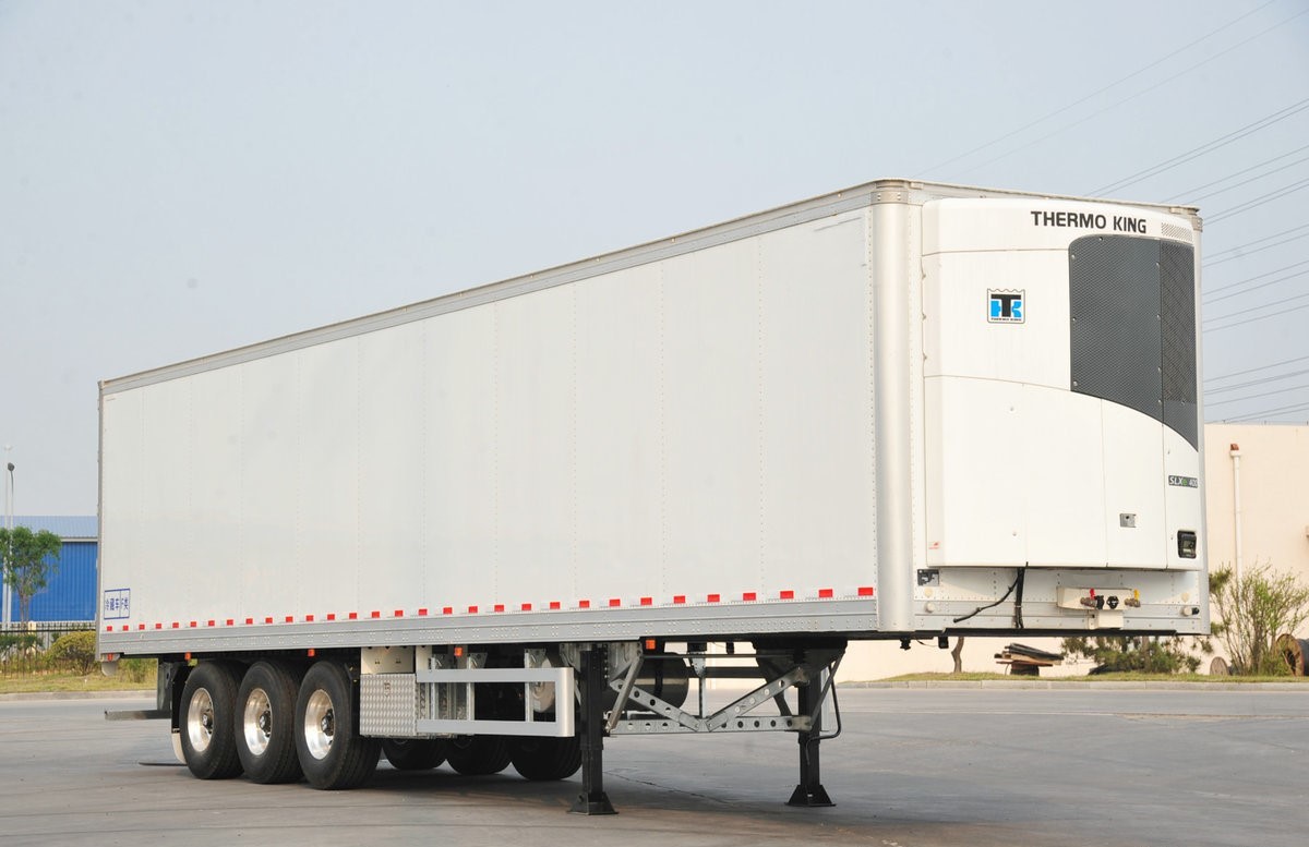 Fresh Produce Robust And Versatile Refrigerated Semi Trailer 40T For Diverse Cargo Types