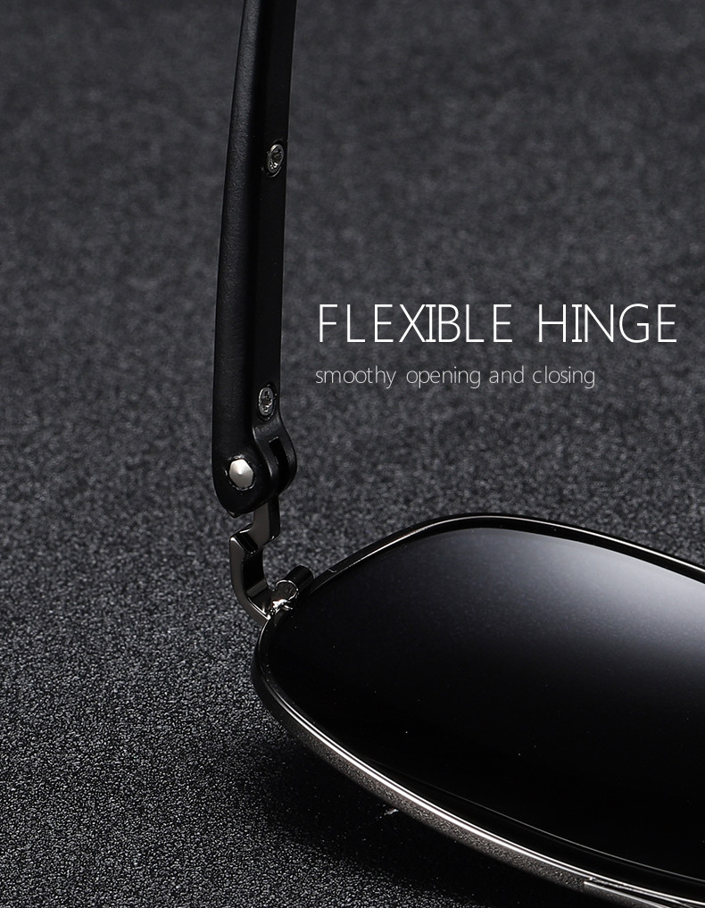 Unique Trending Uv400 Polarized Sunglasses BSCI Square Ocean Lens