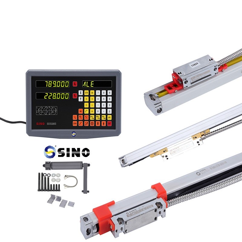 SINO SDS2MS 2 Axia DRO Digital Readout With Linear Encoder For Lathe Milling Machine