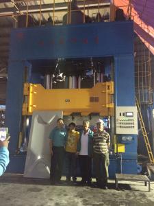 China 1500 Ton Hydraulic Press Machine , SMC Moulding Press PLC Controlled wholesale