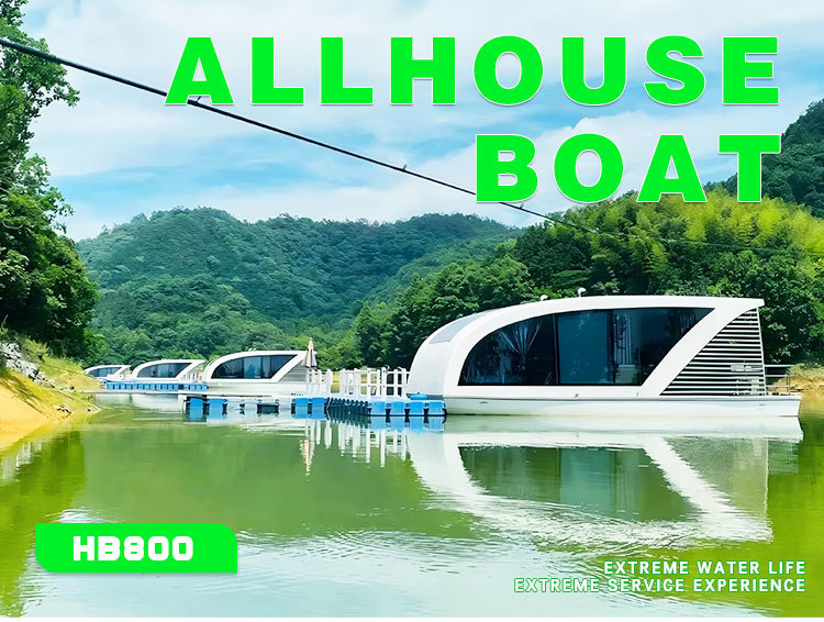 8m Length Pontoon Luxury House Boat Aluminum Fishing Style Pontoon Boats