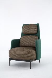 China Contemporary European Italian Single Seat Modern Leather Sofa wholesale