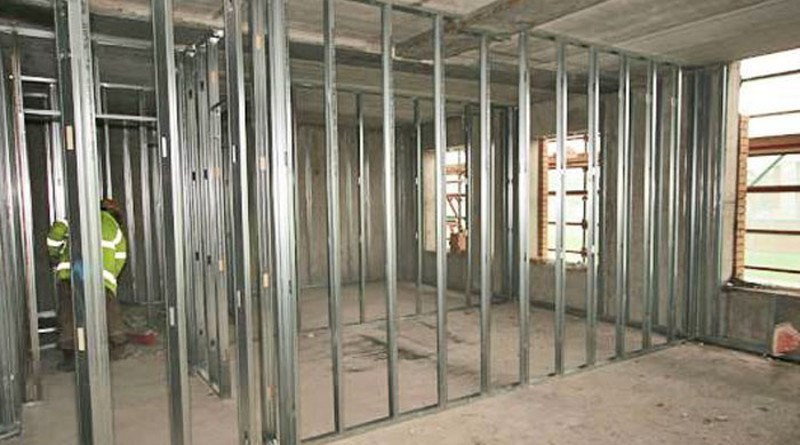 Shock Resistant Drywall Steel Stud Good Flexibility Durable Building Material