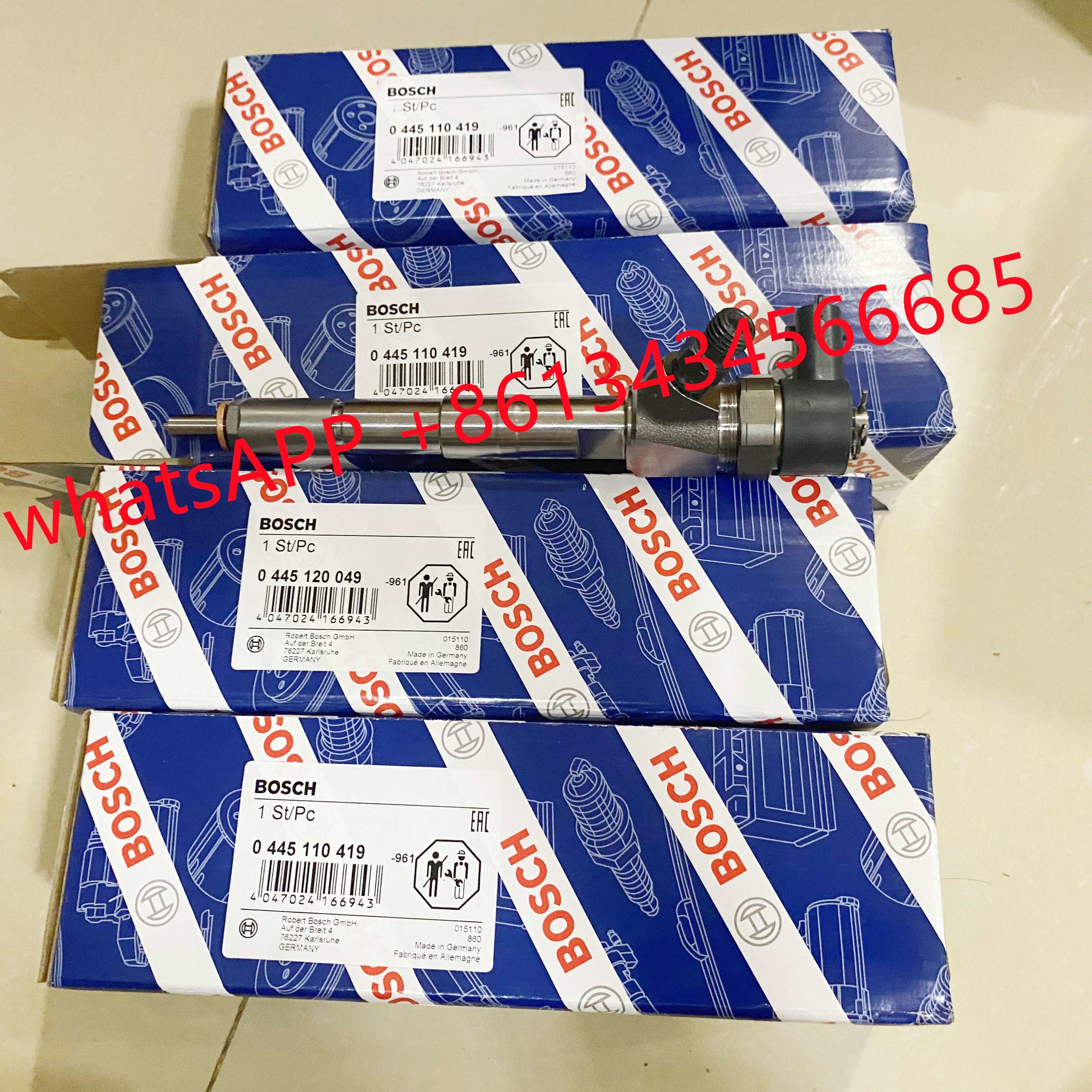 High Quality Common Rail Fuel Diesel Injector 0445110419 0986435213 For Alfa Romeo/Fiat/Jeep/Opel/Vauxhall 55233955
