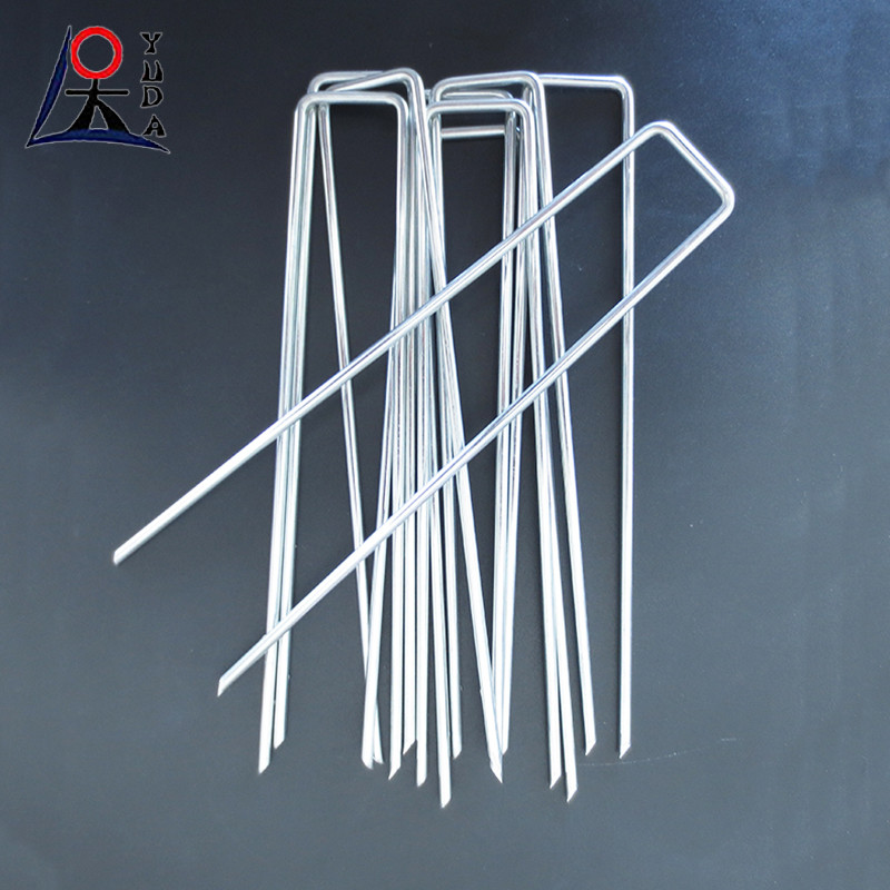 Free Sample Galvanized Artifical Grass Nails Ground Nails Type Of Soil