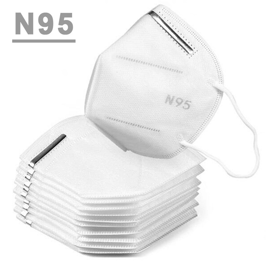 Folding 4 Ply N95 Face Mask Respirator PM2.5 Dust Protect ISO13485