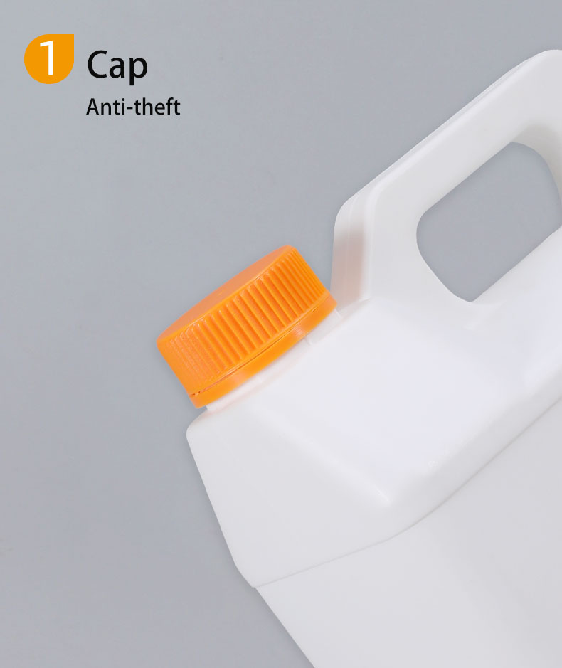 Customrized Logo 1Gallon HDPE Square Engine Oil Bottle for Easy Refilling Packaging