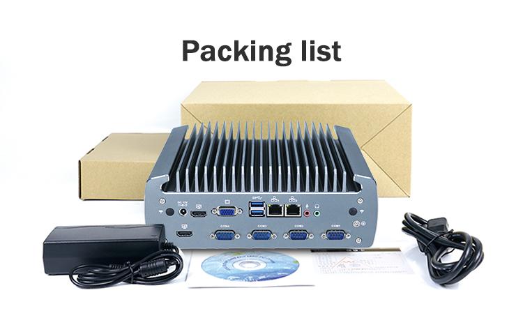 Packing list