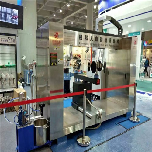 Glass Three Axis 415V Auto Cnc Paint Machine Japan THK Silent Slide