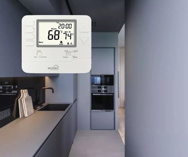 24 Vac Heat Pump Multi Stage Thermostat For Cooling And Heating